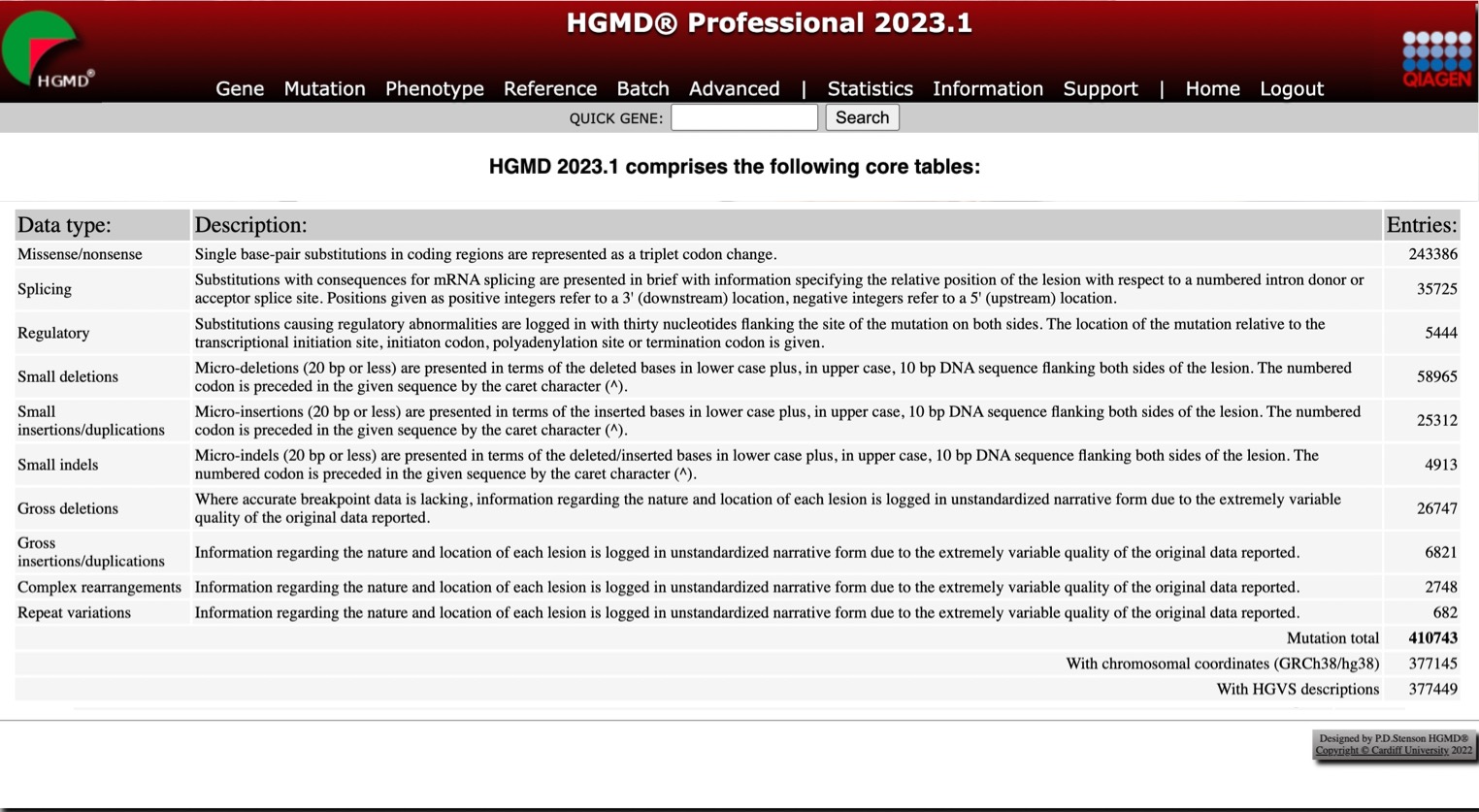 The latest release is here! Introducing HGMD Pro 2023.1